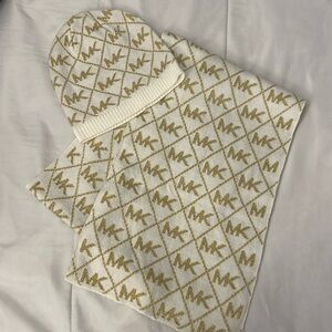 Michael Kors beanie and scarf
